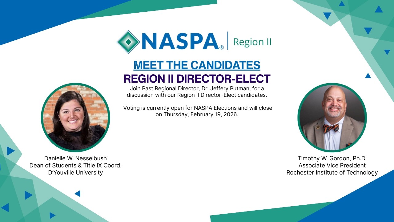2026 Meet the RD Elect Candidates - NASPA Region II