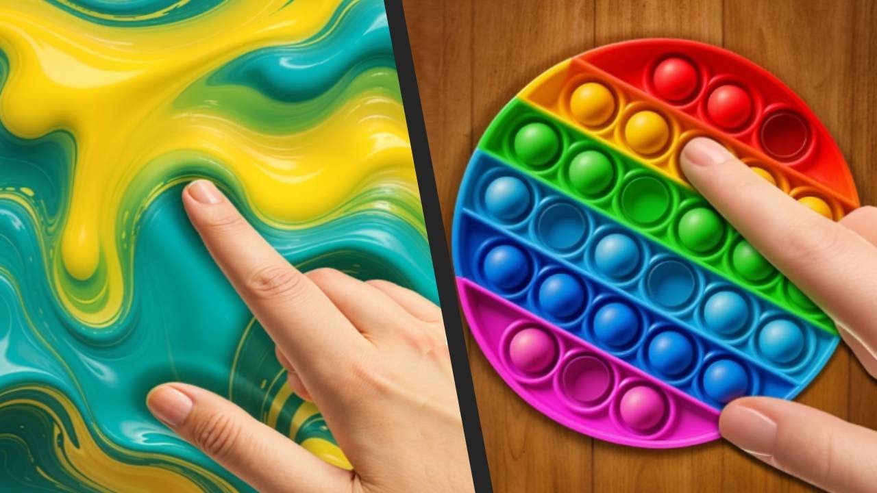 MINI RELAXING GAME POP IT vs ANTISTRESS FIDGET GAMES - Satisfying Double Mobile Games ASMR ios APK