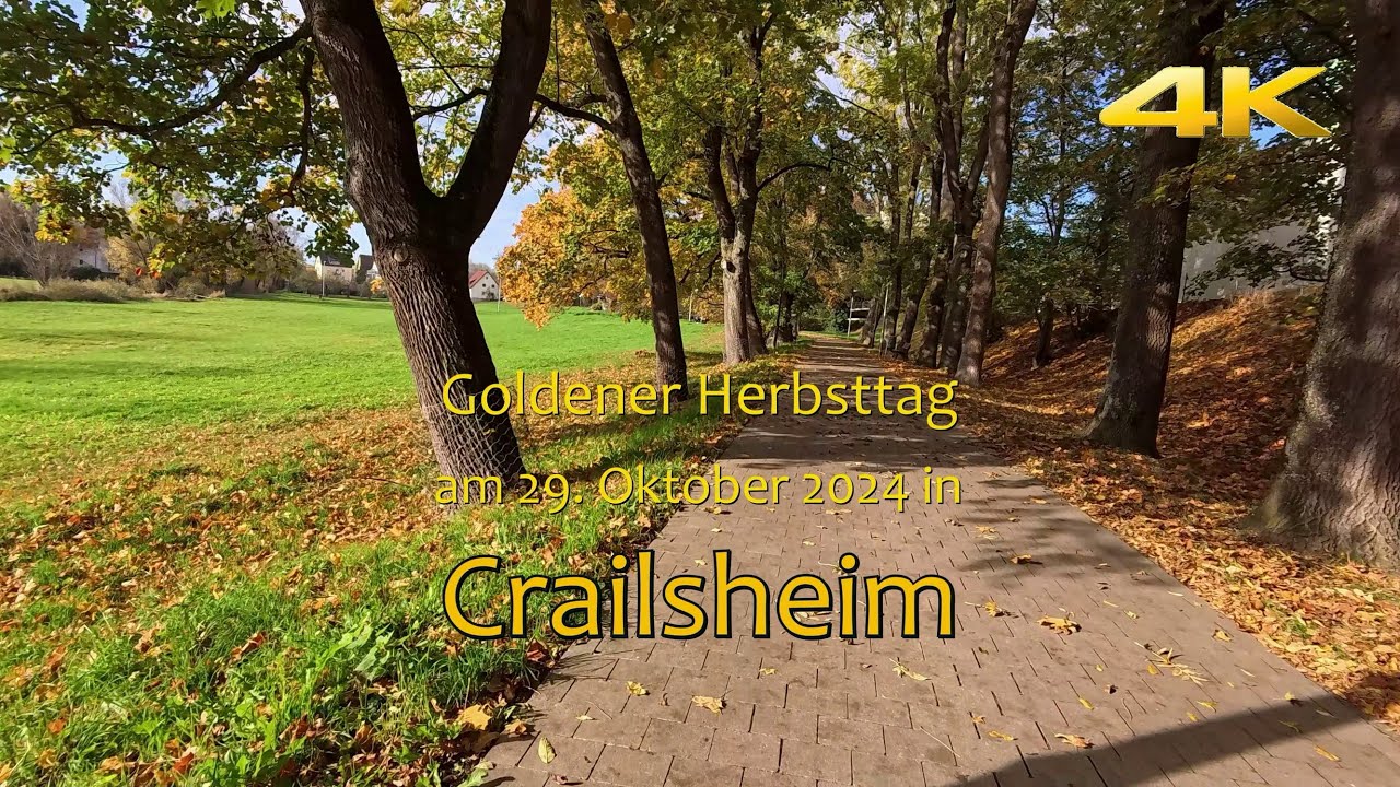 Goldener Herbsttag in Crailsheim