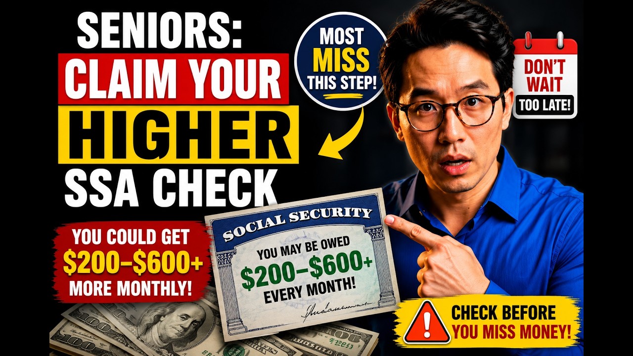 🔴 Seniors Claim Your Higher SSA Check Before It's Too Late &mdash; Most Miss This Step