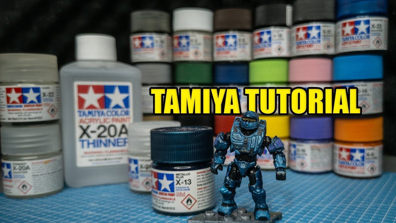 Como usar las PINTURAS para Customizar Figuras - Pinturas TAMIYA