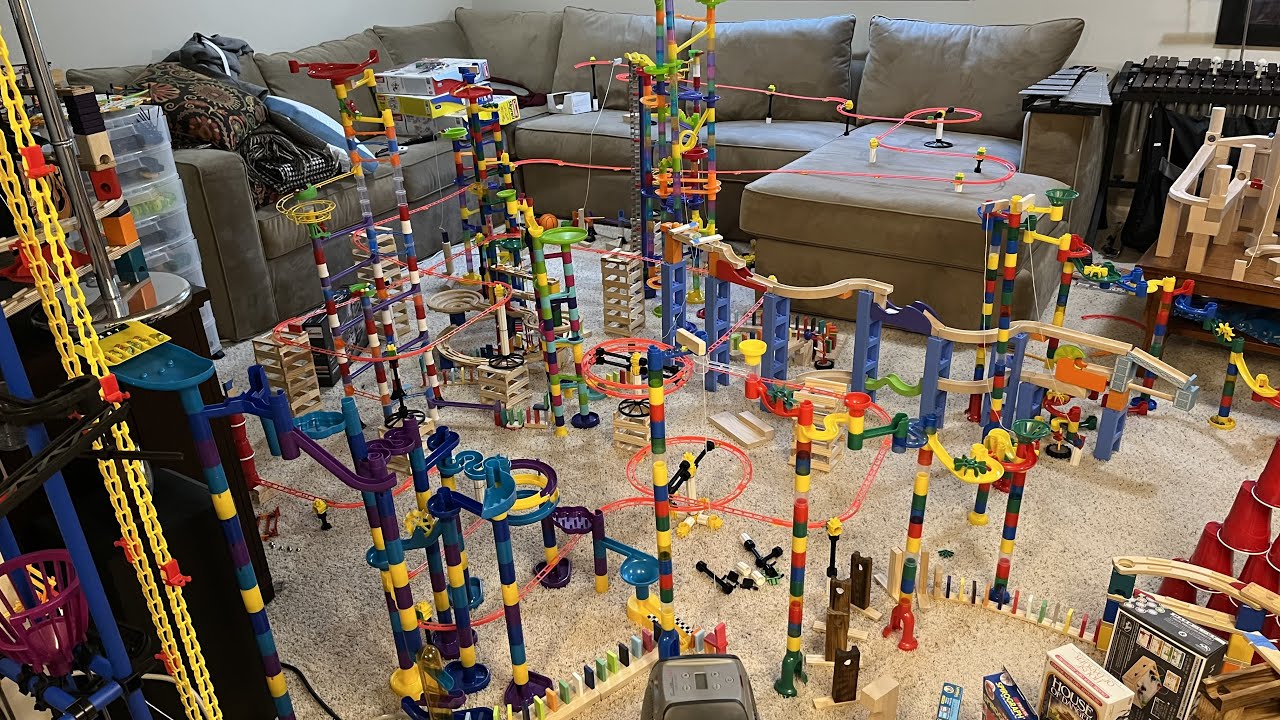 Big messy marble run