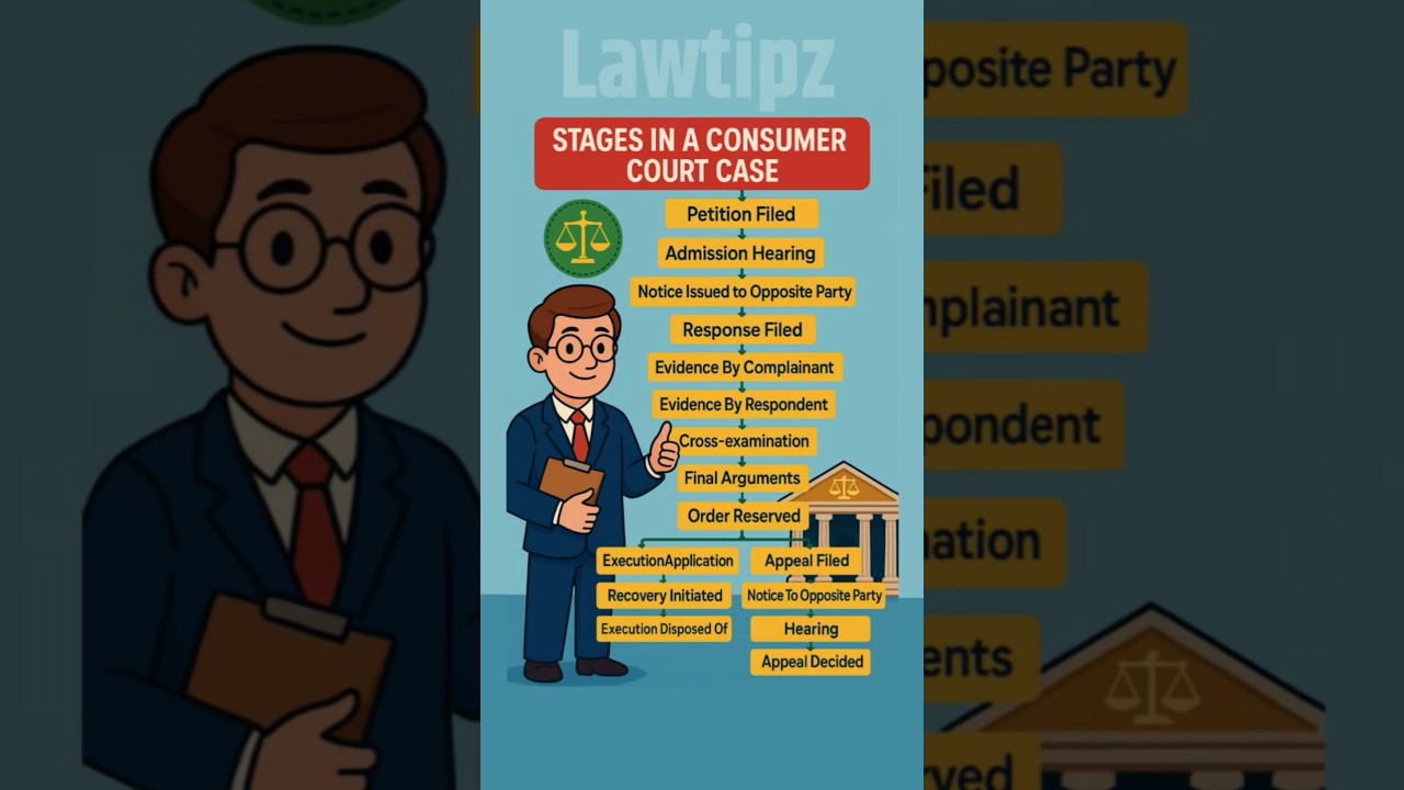 Stages Of Consumer Court Cases In India #shorts