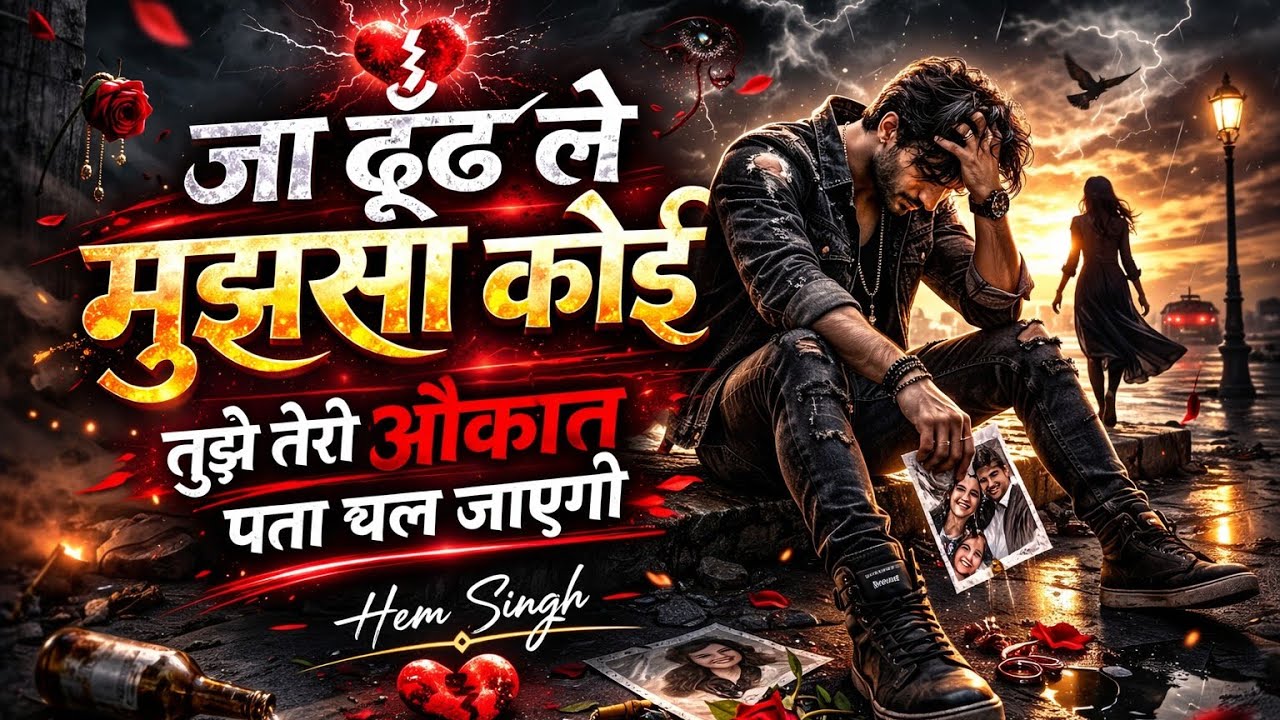 Ja Dhund Le Mujhsa Koi 💔 | Heart Broken Sad Song | New Hindi Sad Song 2026 |Ai song with Raj 