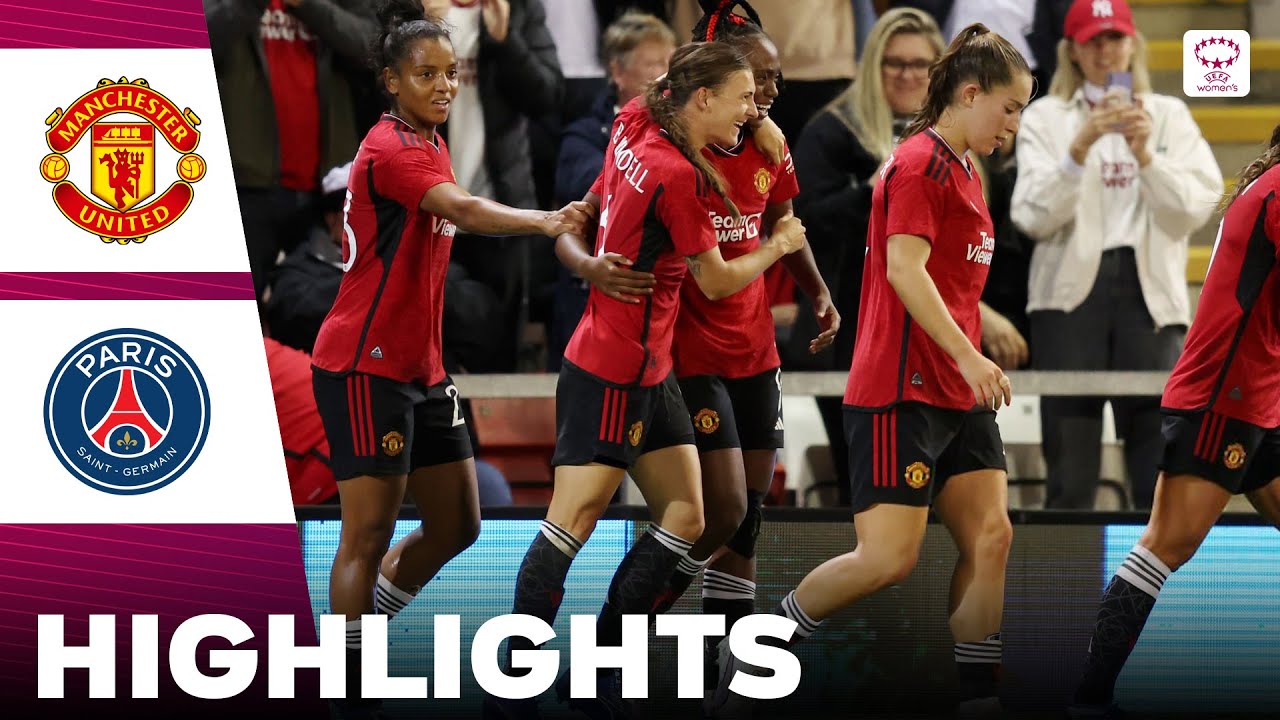 Manchester United vs Paris Saint Germain | Highlights | UEFA Women's Champions League 10-10-2023