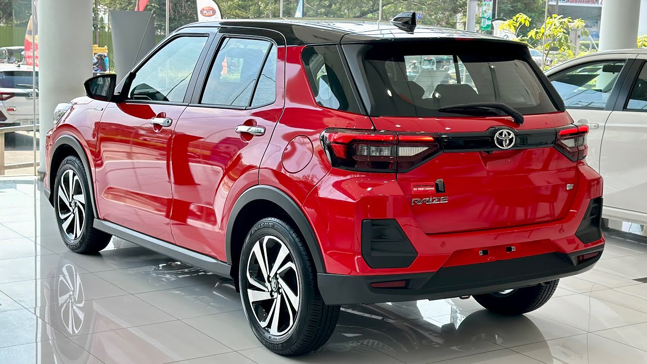 New Toyota RAIZE 1.0L Turbo ( 2024 ) - Small Car Red | Interior and Exterior