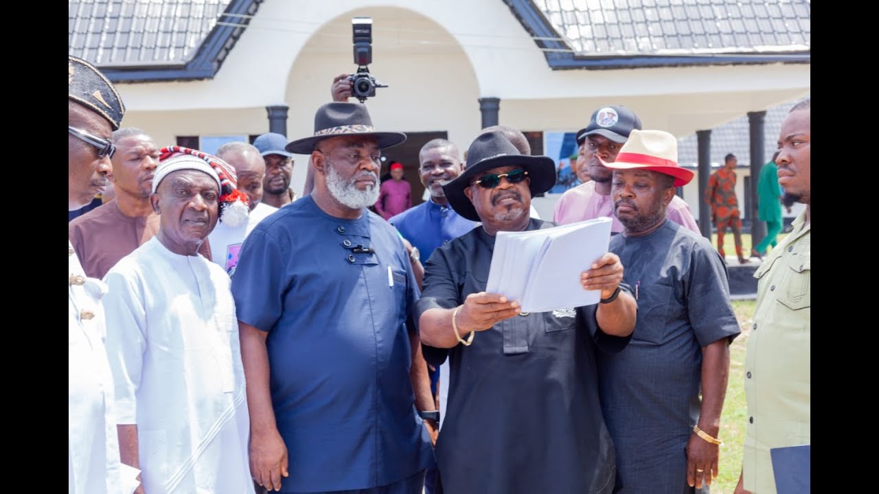 Tour of Ohafia LGA by Former Mayor Chief Dr. David Onuoha and New Mayor Chief Eleanya Kalu
