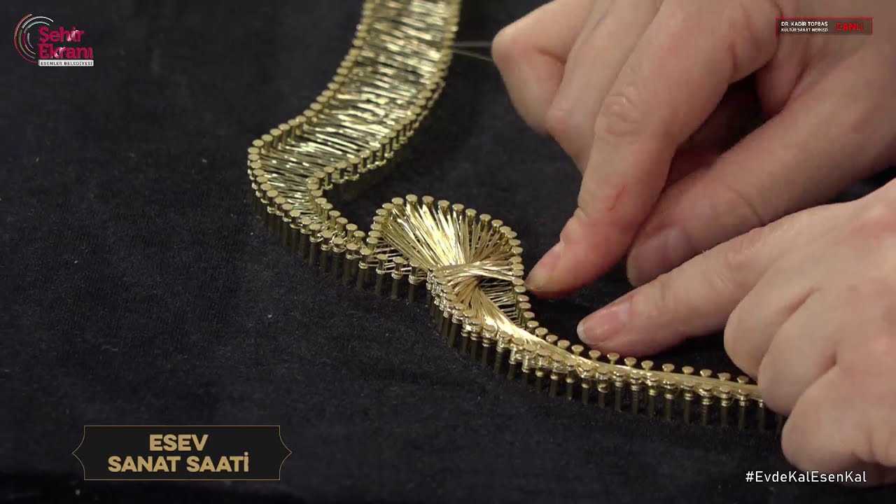 ESEV Sanat Saati 52. Bölüm | Filografi (Tel Örme Tekniği) - 25 Mart 2020 (Canlı Yayın)