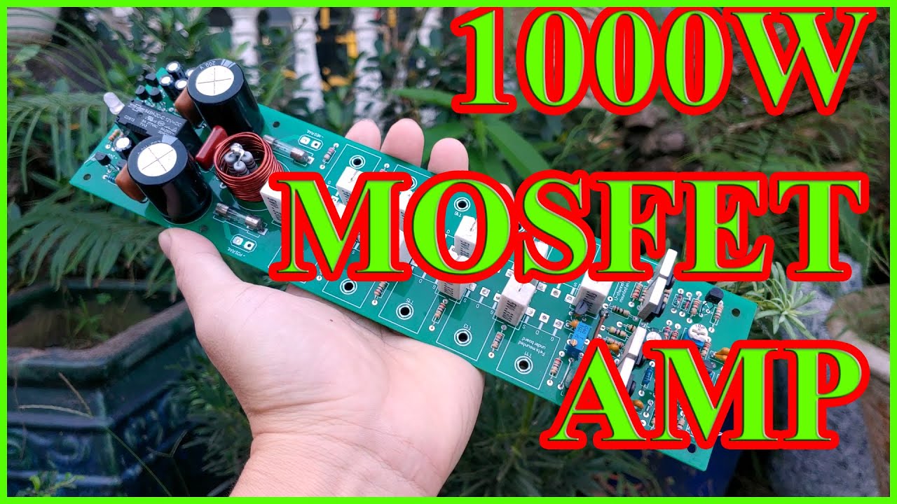 Самодельный усилитель на MOSFET мощностью 1000 Вт с ±75 В | Полная защита от перенапряжения и пос...