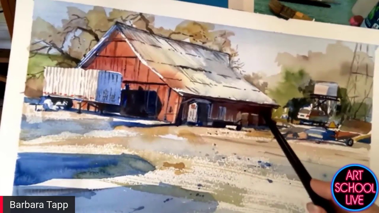 Tackle Darks First in Watercolor with Barbara Tapp