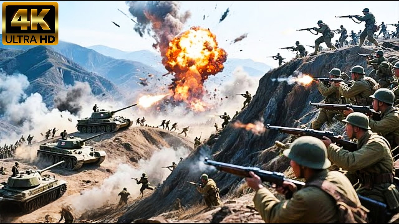 【2026最新戰爭大片】敵軍坦克支援前線，志願軍小隊山頂伏擊，僅用一發砲彈摧毀敵軍支援的坦克！#電影 #army #movie #动作电影