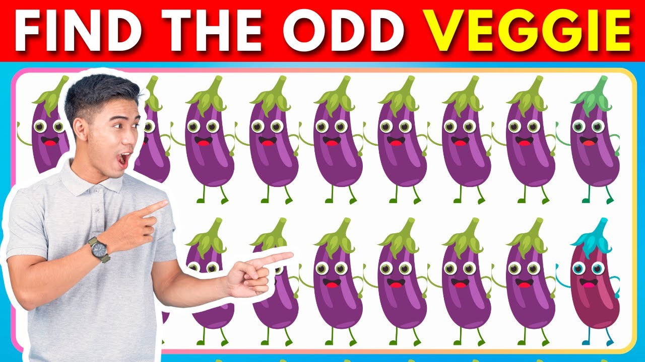 Find The ODD One Out - Vegetable Edition 🥕🥔🧄 Easy, Medium, Hard - 35 Ultimate levels | Quiz Thoughts
