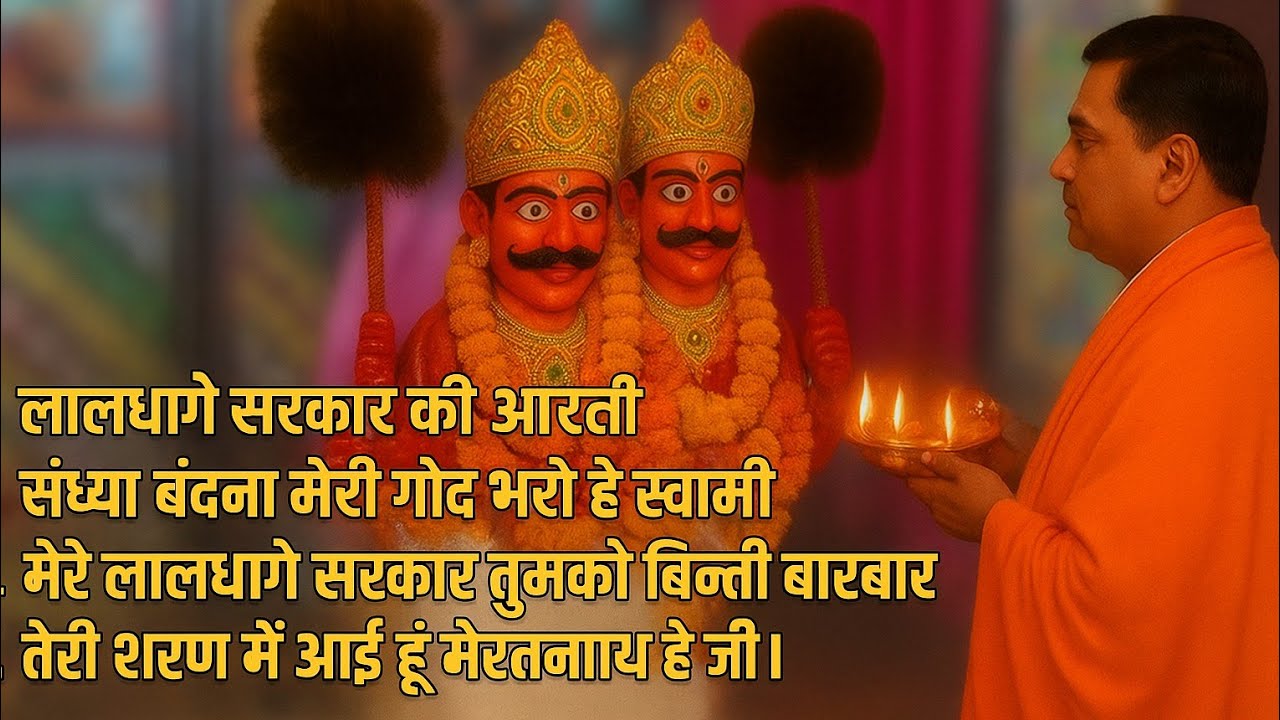 lal dhage sarkar ki aarti | Sandhya Vandana। Lal dhage sarkar ka song। #aarti #sandhyavandana #geet 