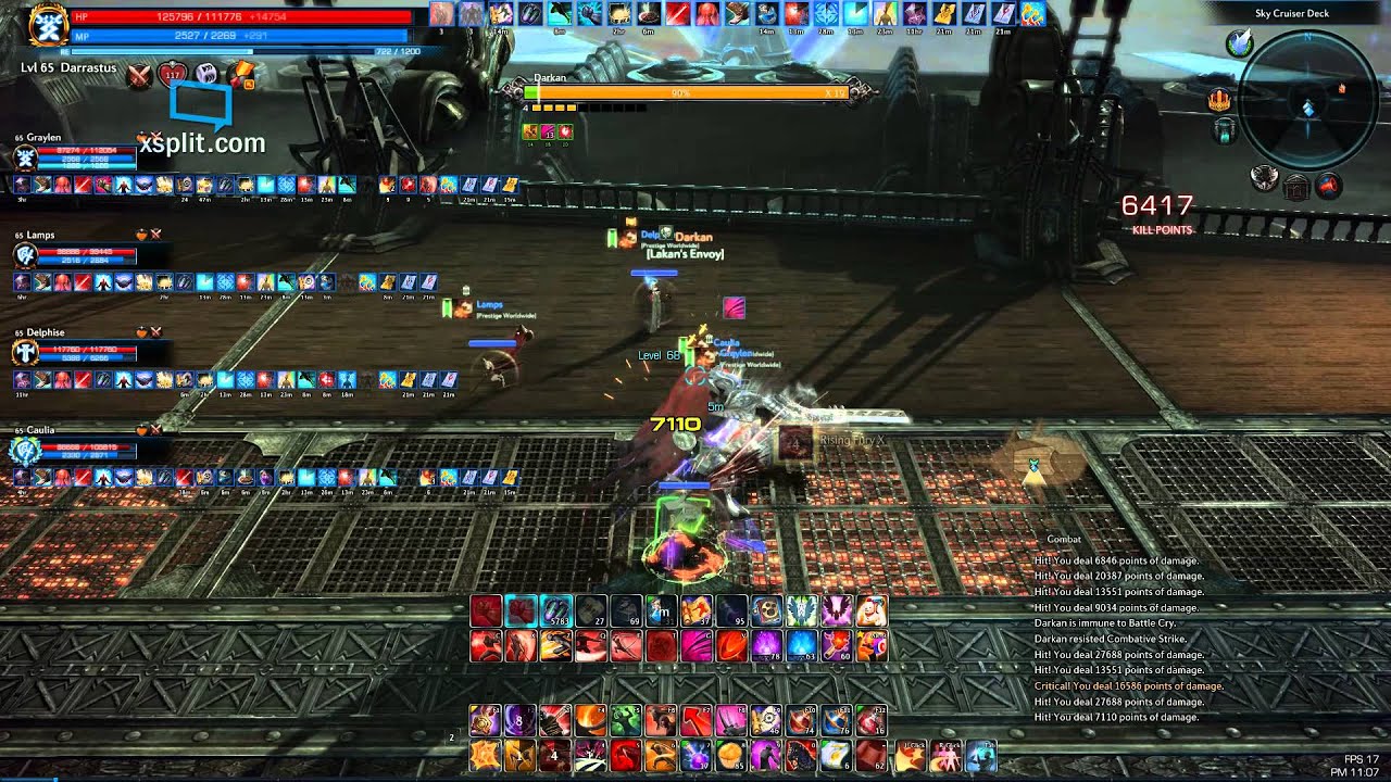 TERA SCNM Last Boss Snippet - Warrior Tank PoV