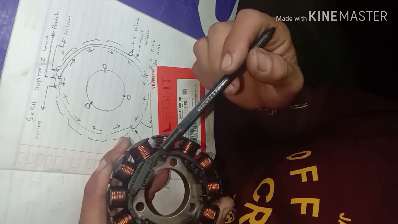 Gulung ulang sepul YAMAHA part 1#Jupiter Z#Ambil data