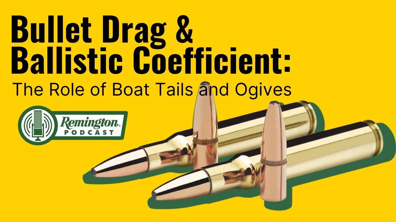 Bullet Drag and Ballistic Coefficient: The Role of Boat Tails and Ogives