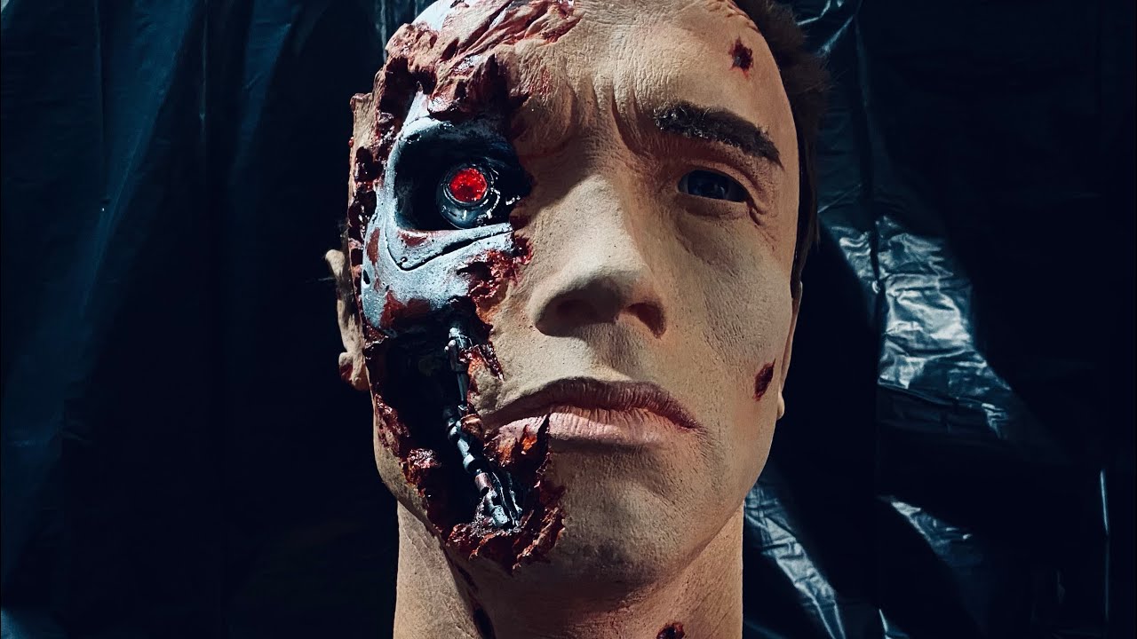 Making my 1:1 scale T-800 Terminator Head