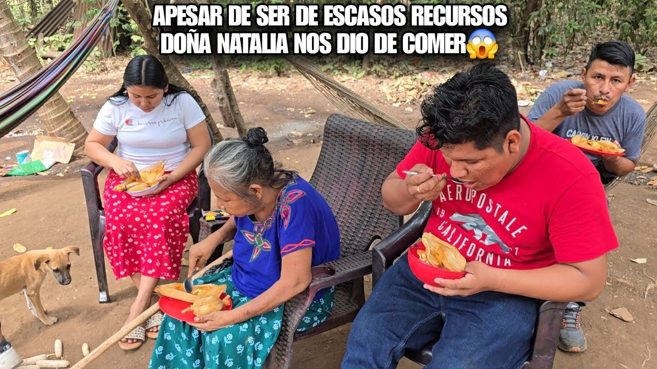 Doña NATALIA Nos Regalo Almuerzo, Quedamos Boca Abierta Apesar Que Es De Escasos Recursos😱