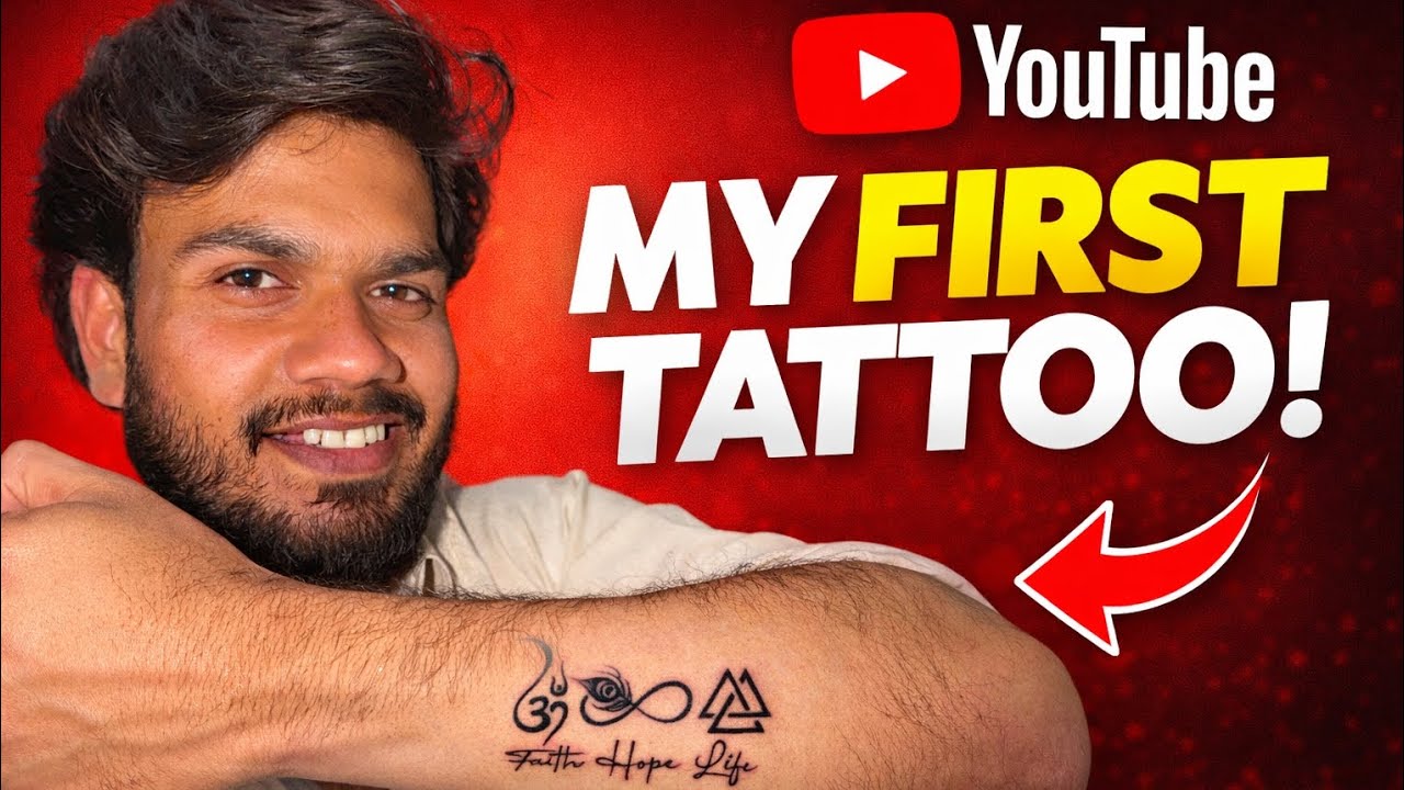 First time maine apne hath pe tatto karvaya hai guys ......😍