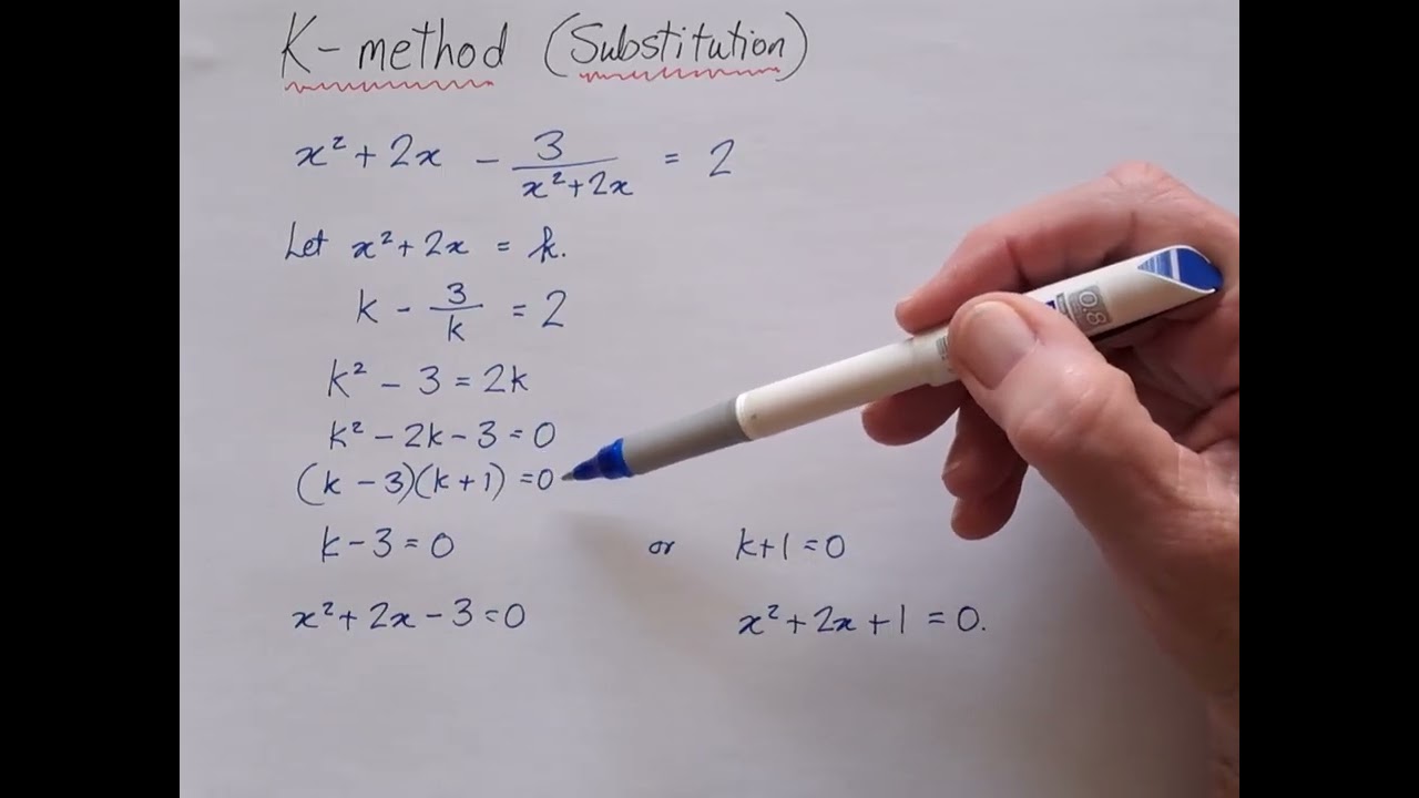 Quadratic equations | Ep 6 | K-method