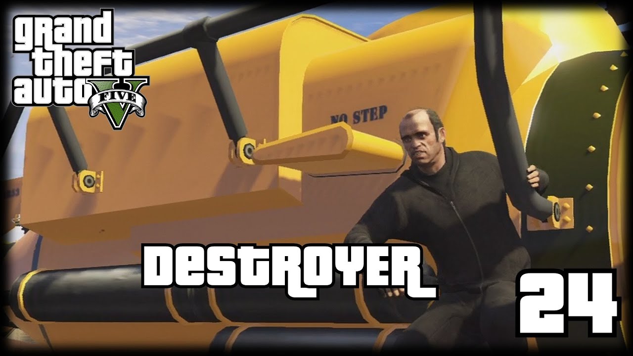 GTA V WalkThrough #24 - تختيم حرامي السيارات الخامس #24 - النووي