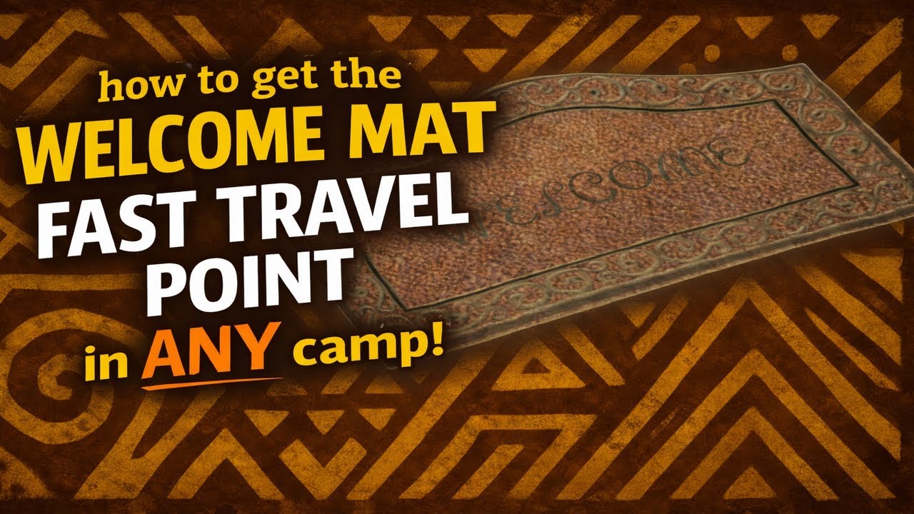 How to get the welcome mat fast travel point in ANY camp! || Fallout 76 Build Tutorial #Fallout76