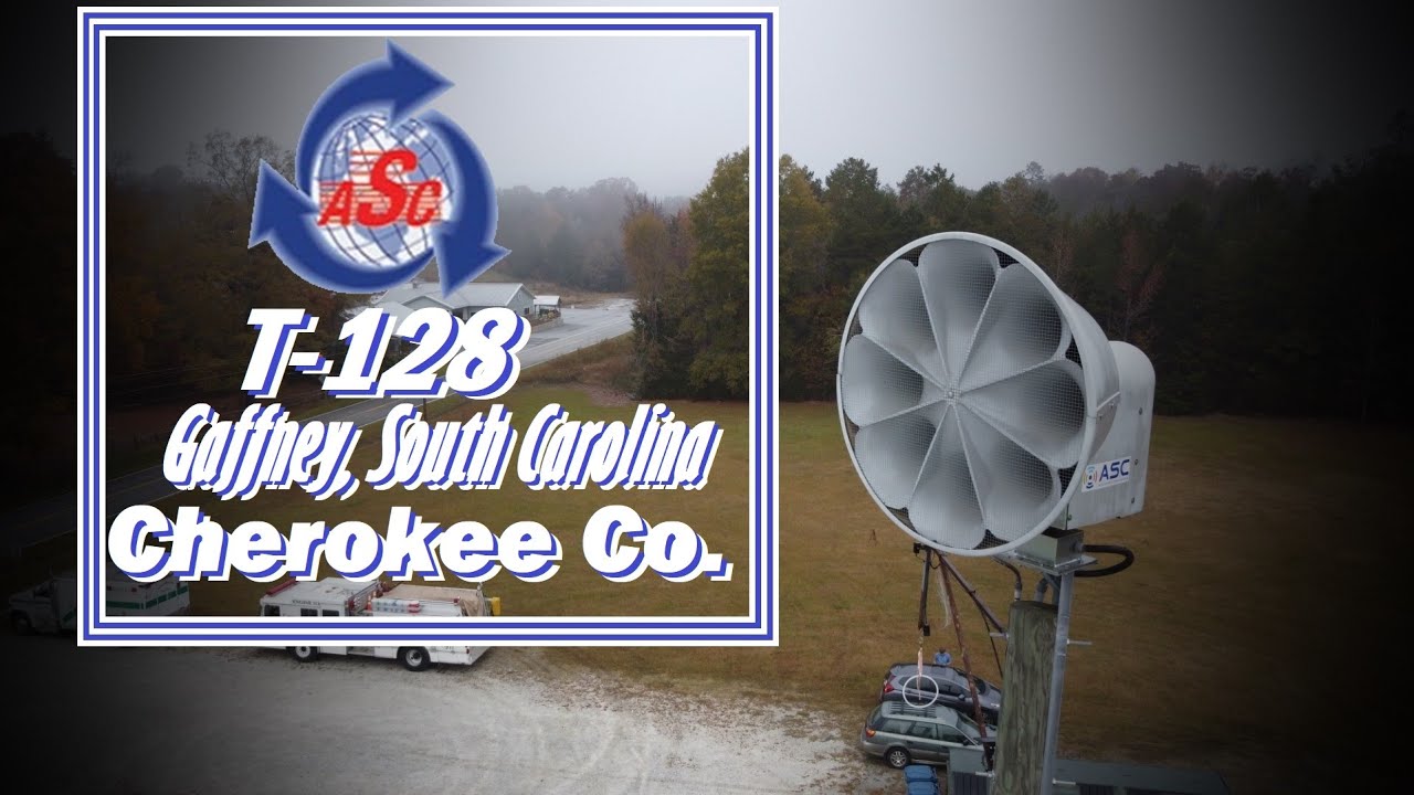 American Signal T-128 Siren Test - Gaffney, SC