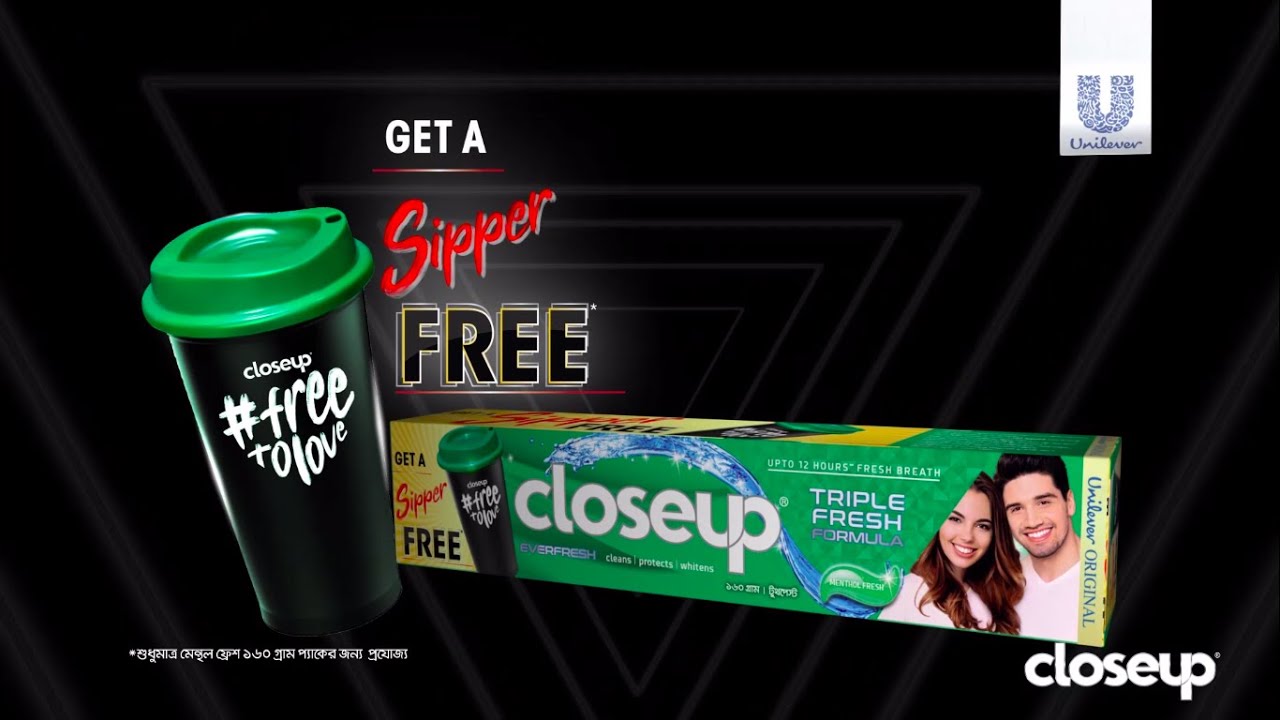 Closeup No.1 toothpaste in Bangladesh | Closeup Triple Fresh Formula 10 Sec CP | Closeup Bangladesh
