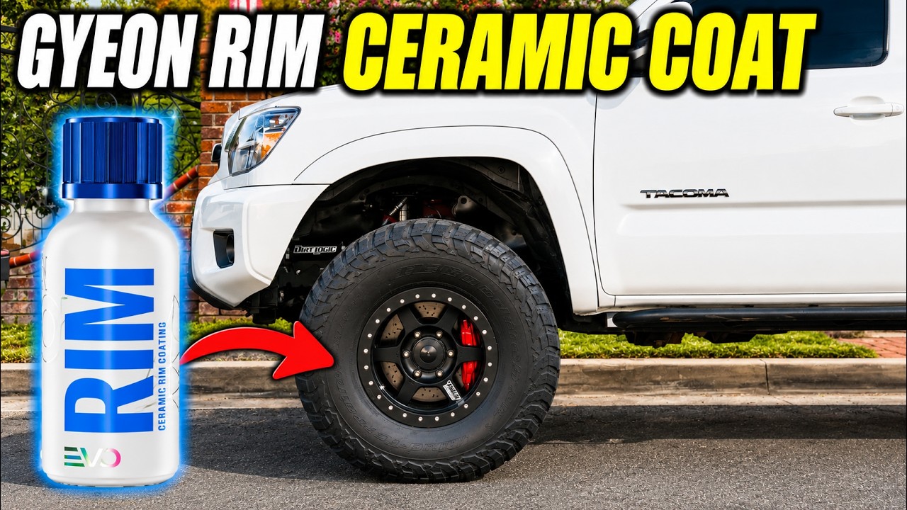 Диски Gyeon Q² Rim EVO с керамическим покрытием матового черного цвета