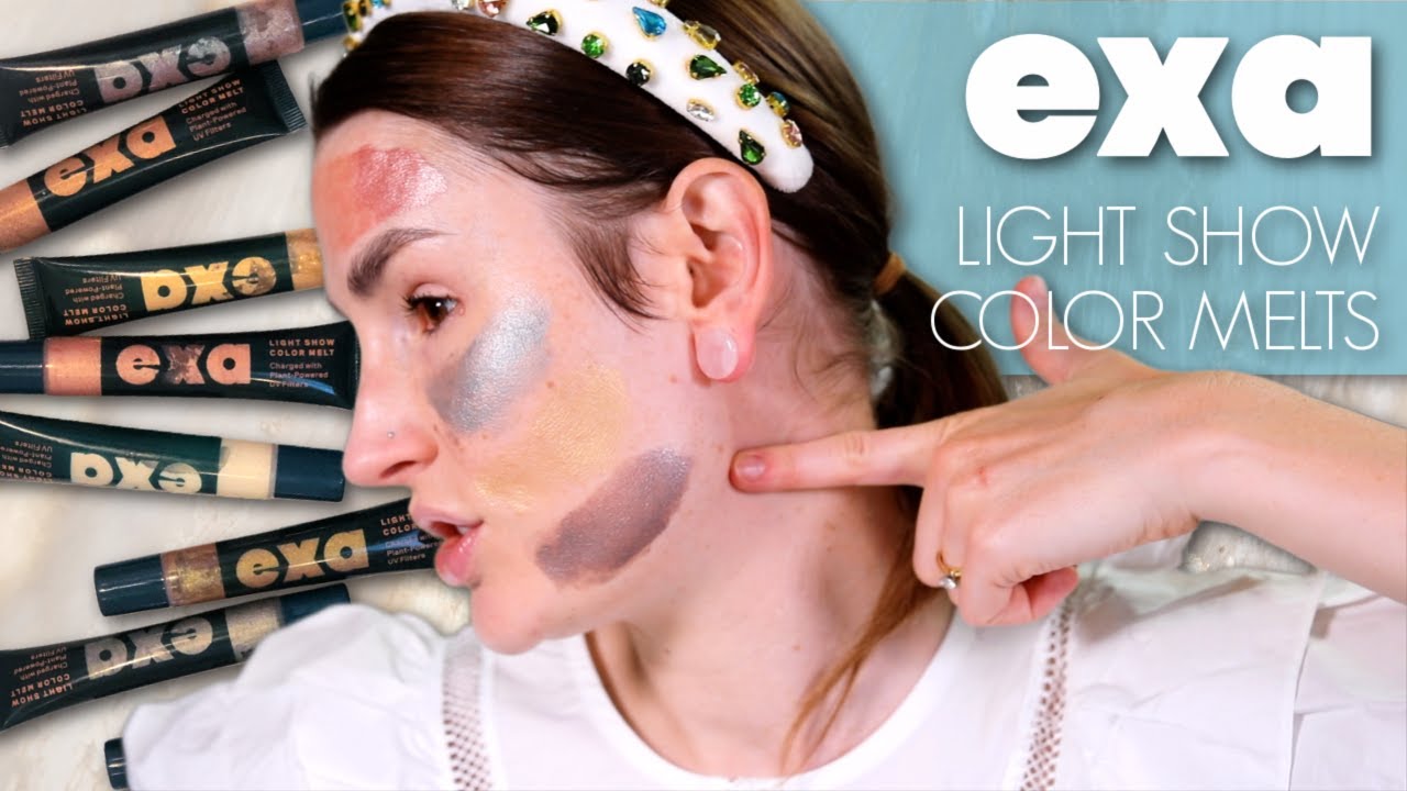 NEW! EXA BEAUTY: LIGHT SHOW COLOR MELTS | Liquid Eyeshadows & Multi-Use Glitters