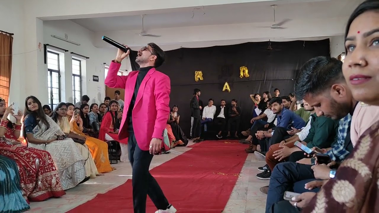 Best Solo singing performance || college fresher's party || NITIN KHINCHI || SDTT college ||