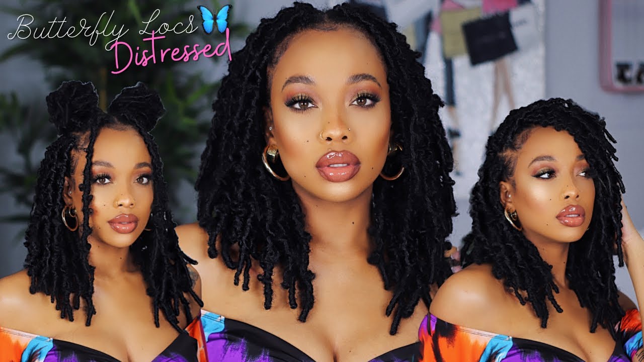 🔥Crochet Butterfly Locs 🦋(NO WRAPPING)+Braid Pattern For Beginners🥺+GIVEAWAY- ft ToyoTress
