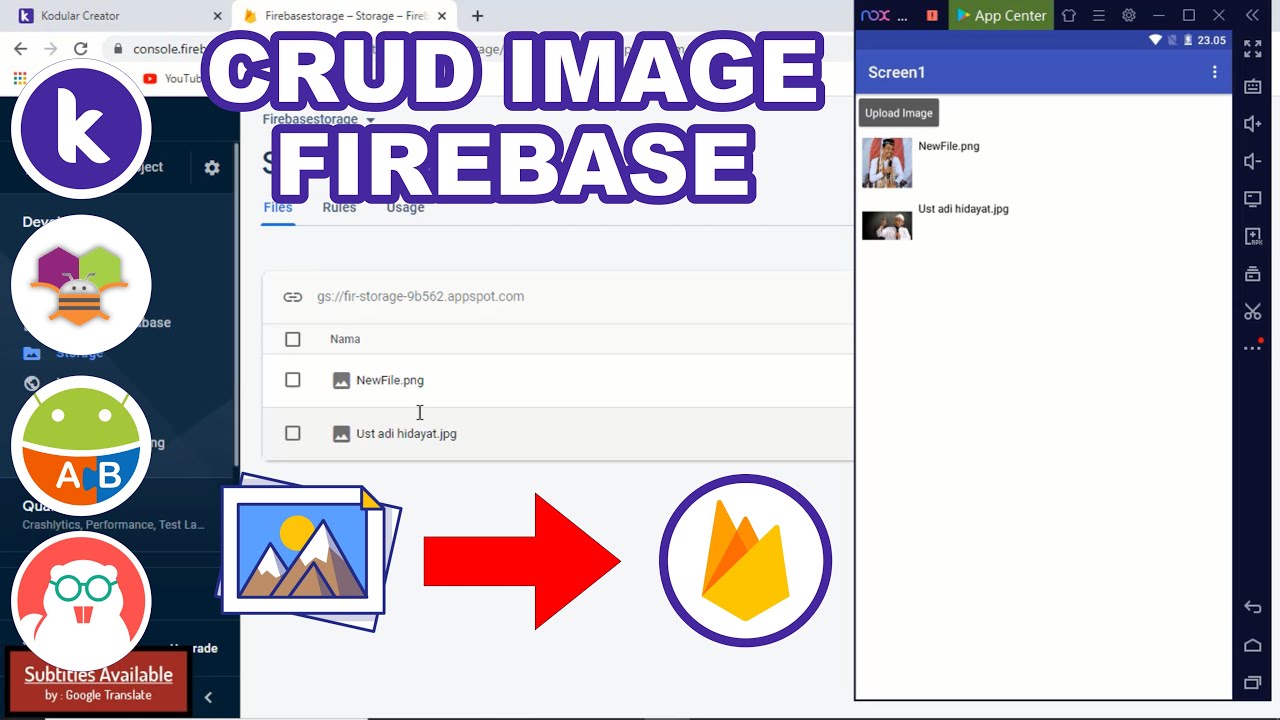 Firebase Storage - Save , Read & Delete - Kodular | MIT App Inventor | Appybuilder | Thunkable