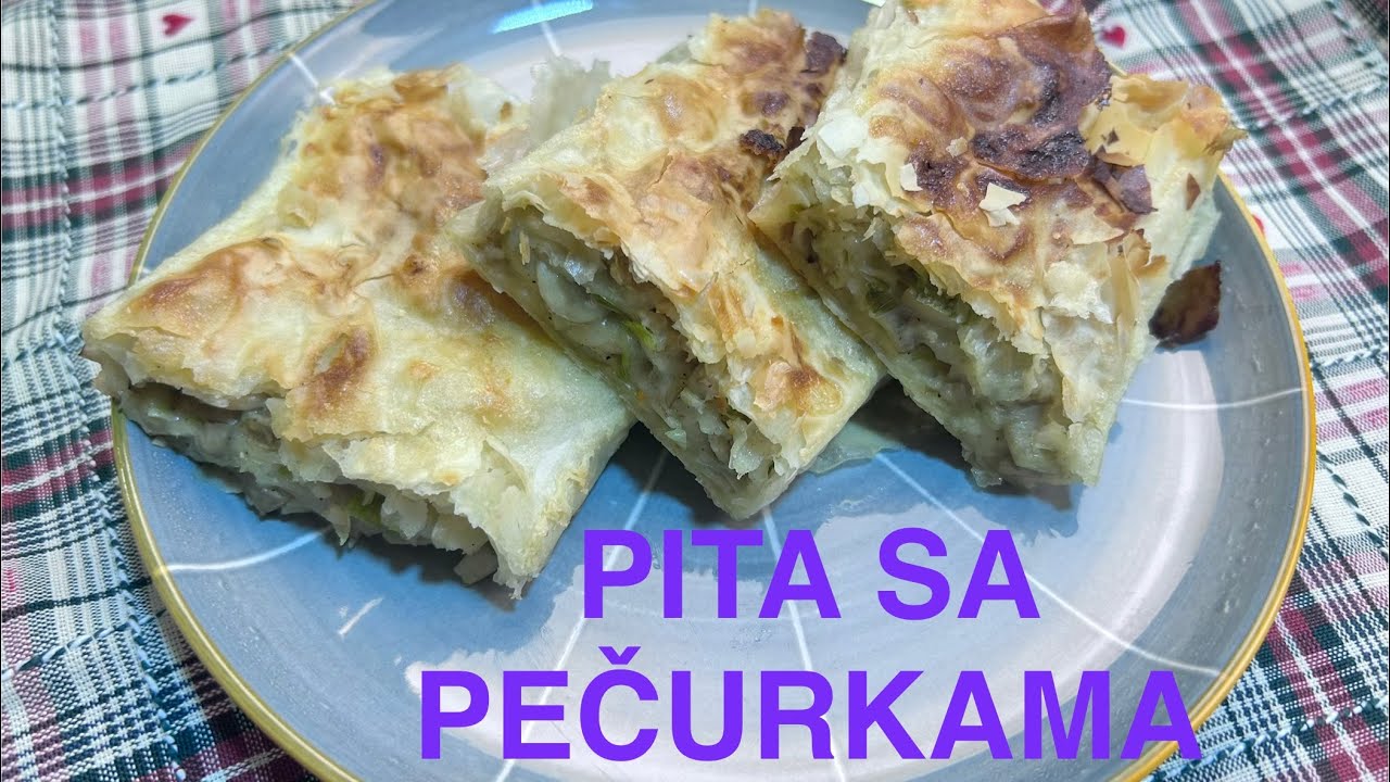 👀🧑🏻‍🍳🥧PITA SA PEČURKAMA-mrsna i posna varijanta
