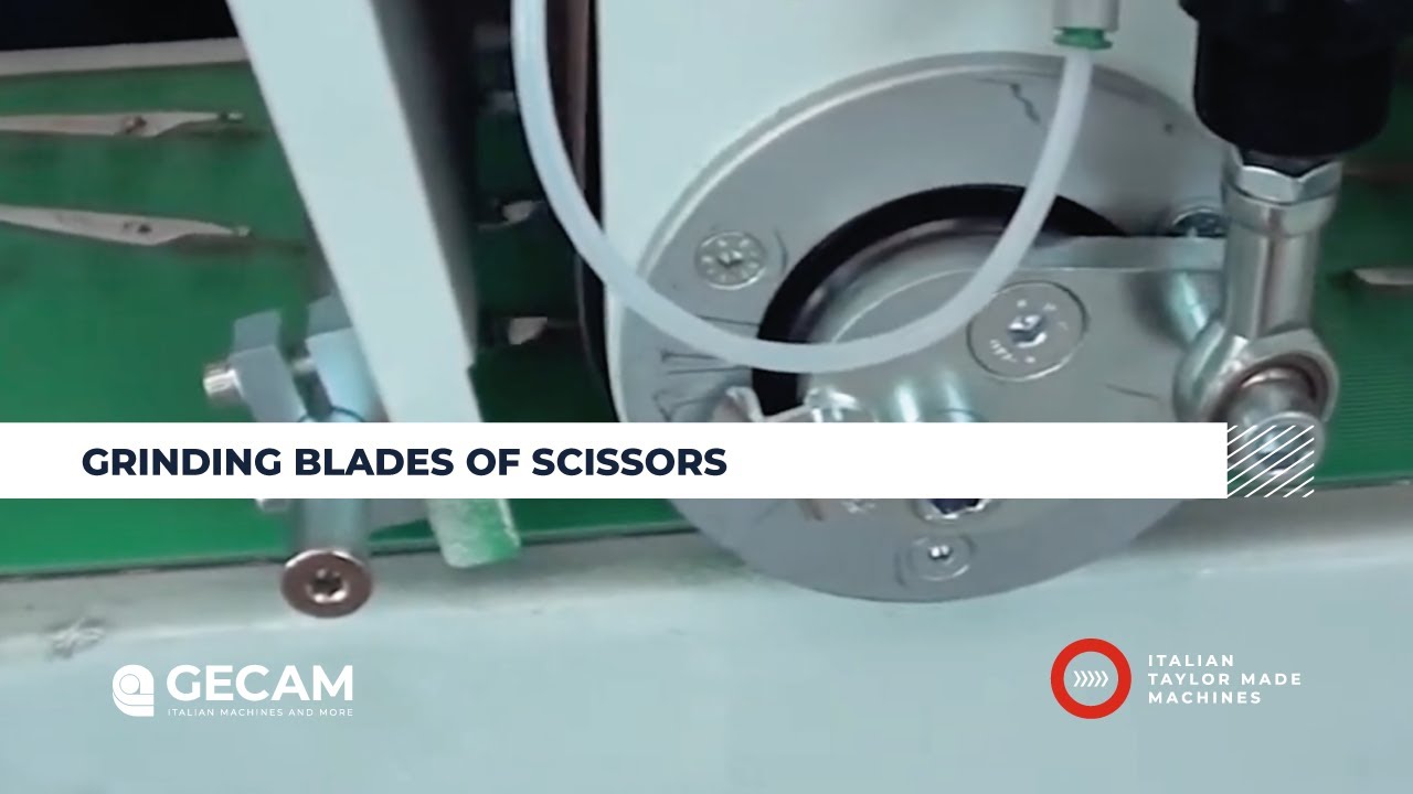Grinding blades of scissors - GECAM SRL