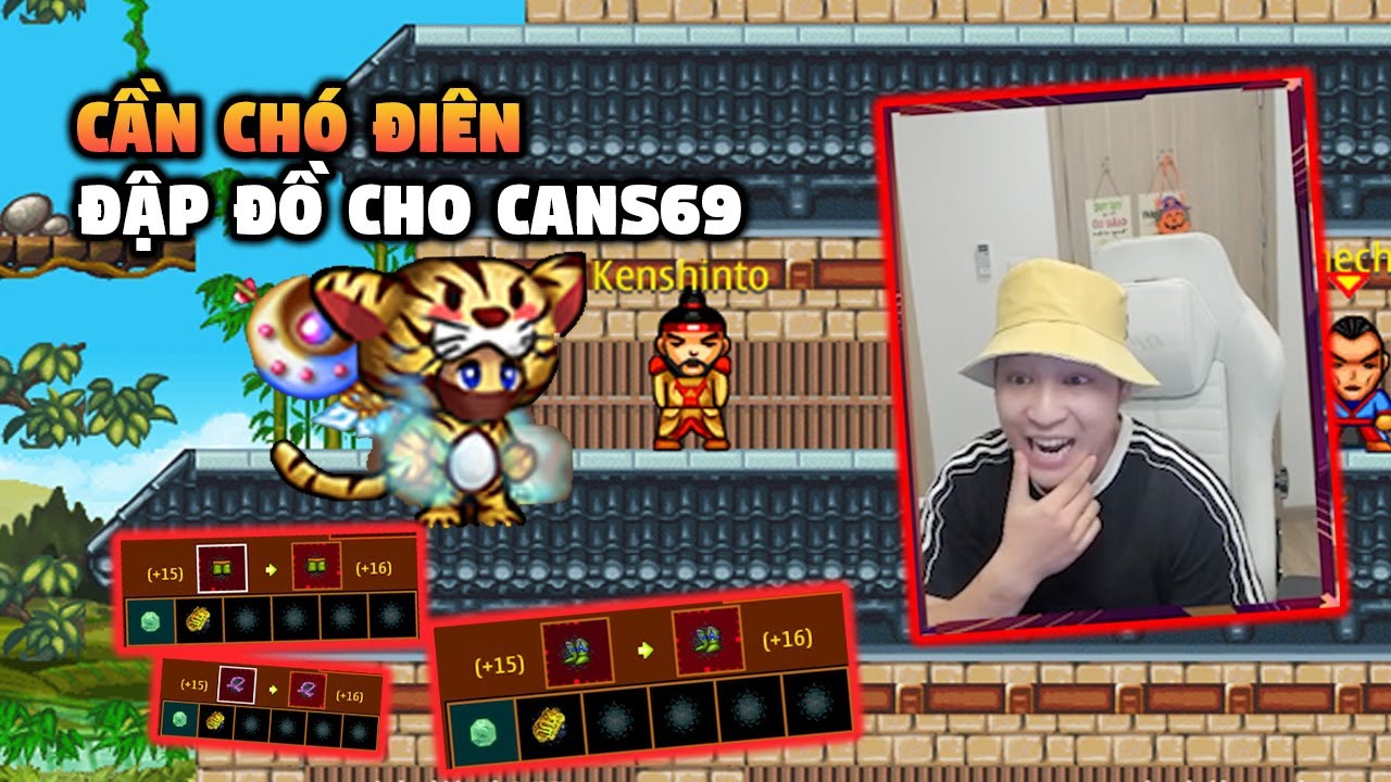 Khi Cần Chó Điên Đập Đồ +16 Còn Lại Cho CANS69 | Ninja School Online