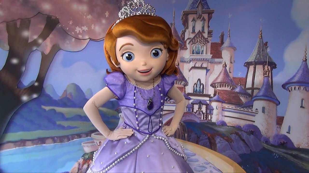 Meeting Sofia the First at Disney's Hollywood Studios w/ Disney Junior Background, Walt Disney World