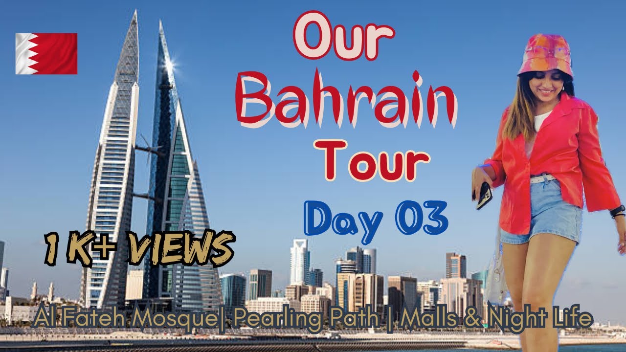 Bahrain Travel Vlog: Day 3 | Al Fateh Mosque | Pearling Path | Aquarium | Dilumnia Mall | Night Life