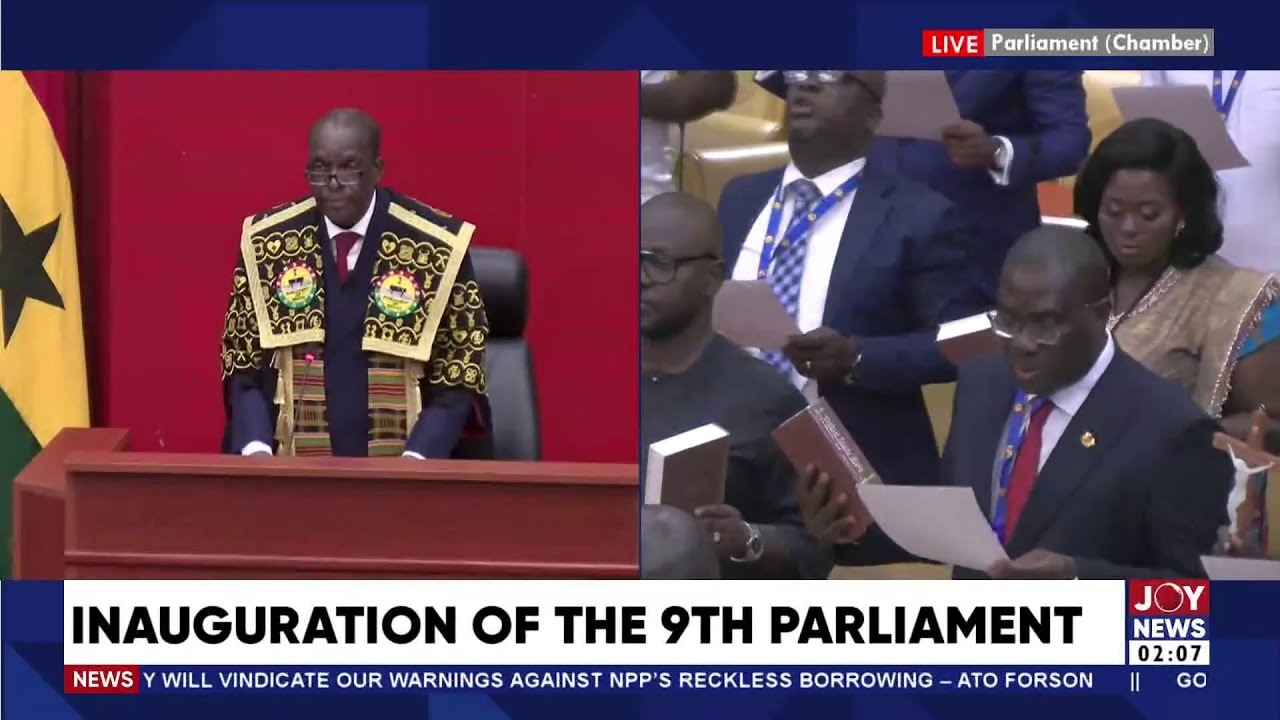 Inauguration of the 9th Parliament: NPP caucus supports NDC's nomination of Alban Bagbin for Speaker