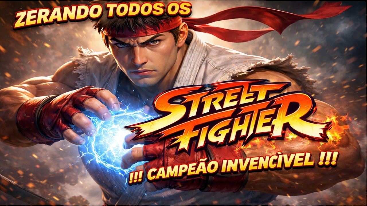 Hadouken Supremo: Ryu Dominando Toda a Saga Street Fighter 100% Nostalgia