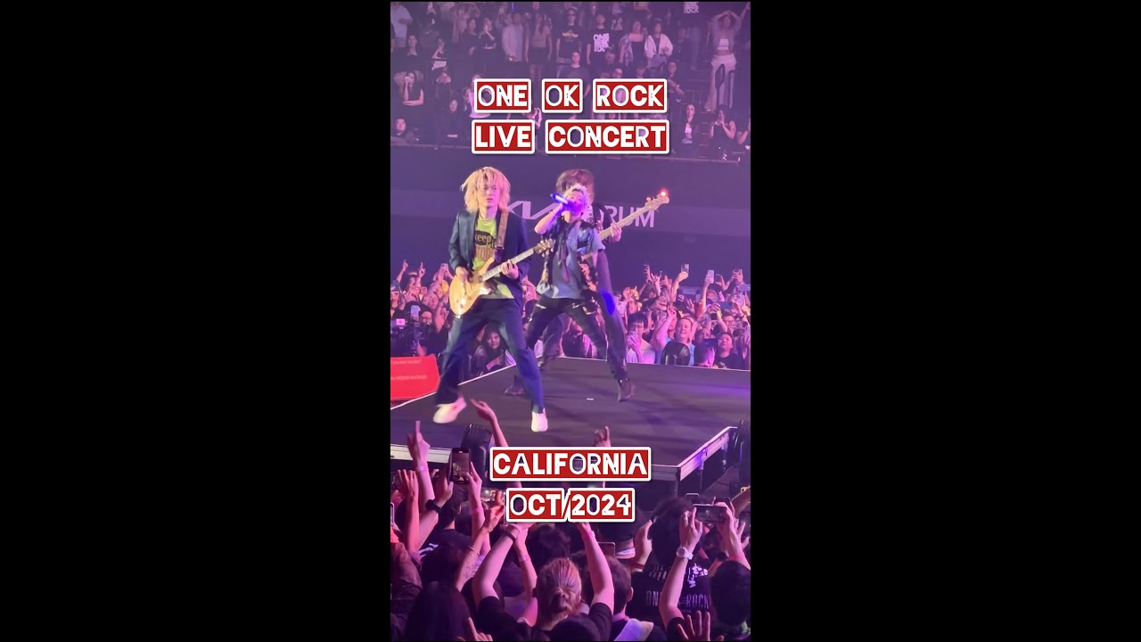 ONE OK ROCK PREMONITION WORLD TOUR 10/23/2024 || LOS ANGELES.  FULL CONCERT - MY FIRST OOR CONCERT!