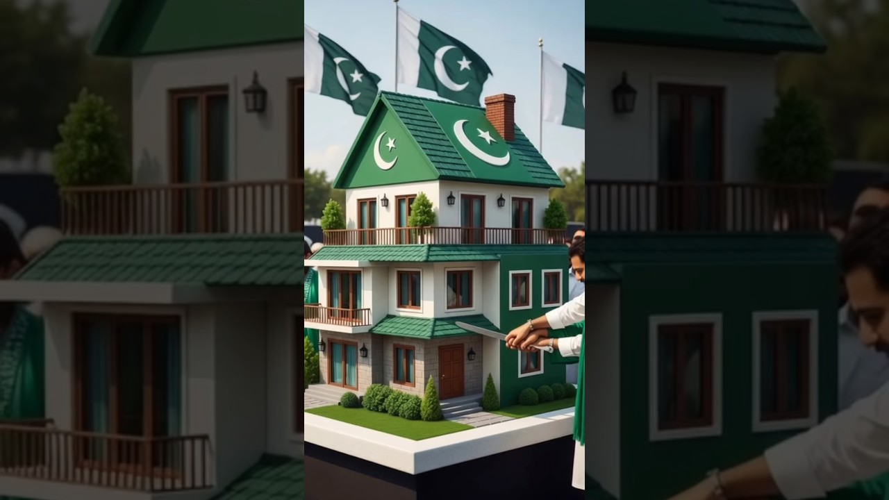 World’s Biggest House Cake 😱🇵🇰 | 14 August Celebration 🎂🏠