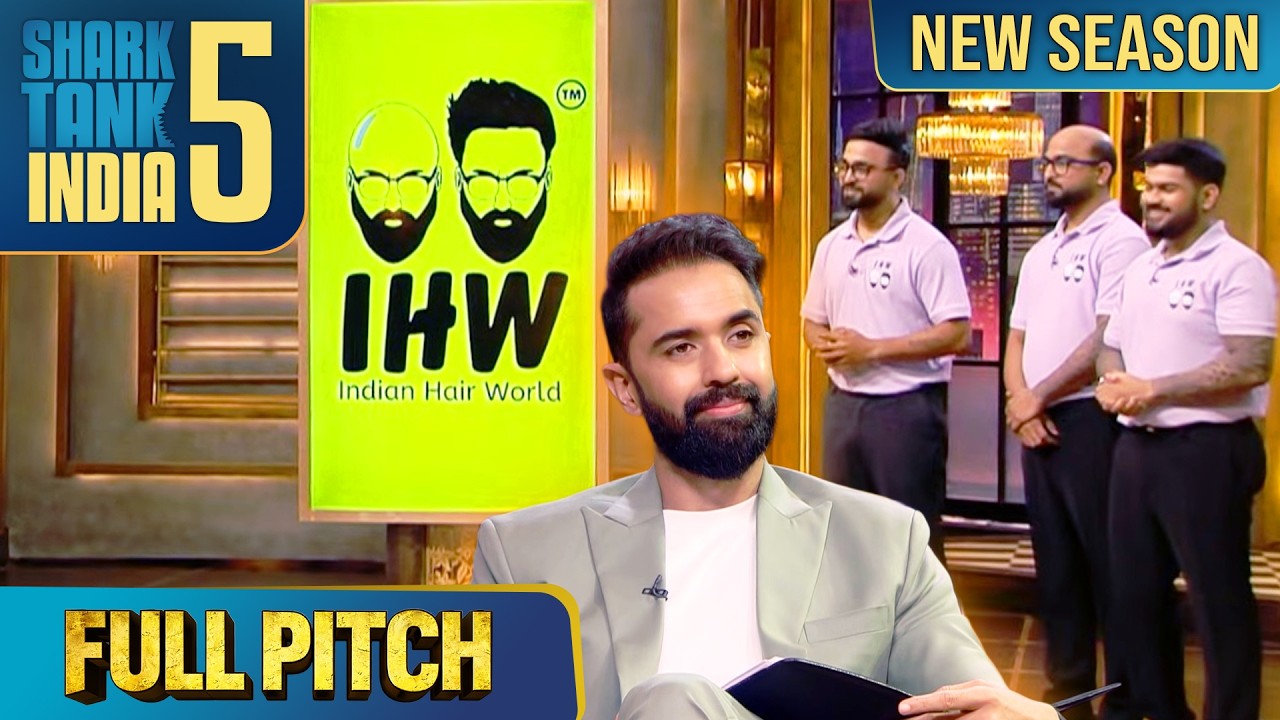 Wig हटाते ही pitcher ने दिखाई baldness! | Shark Tank India S5 | Full Pitch