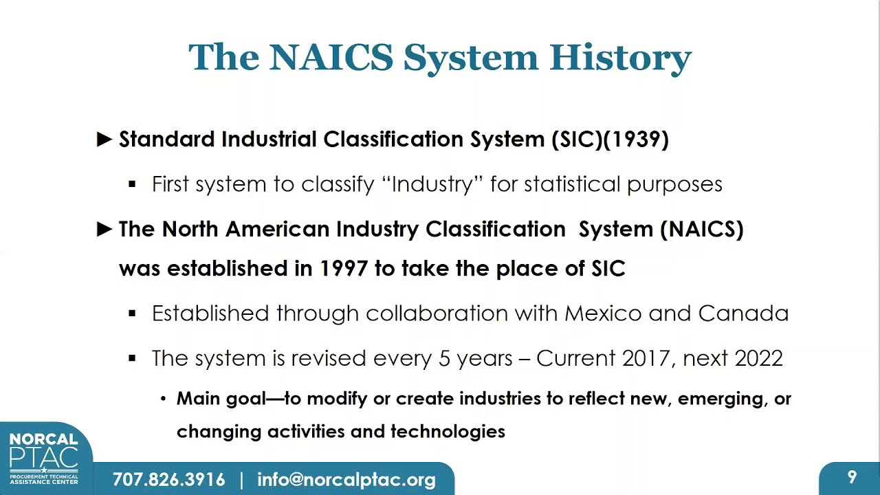 Optimizing Success with NAICS Codes (Webinar)