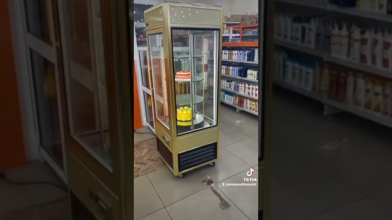 Rotating Cake Display Chiller ...08024235374 call or WhatsApp for industrial kitchen equipments