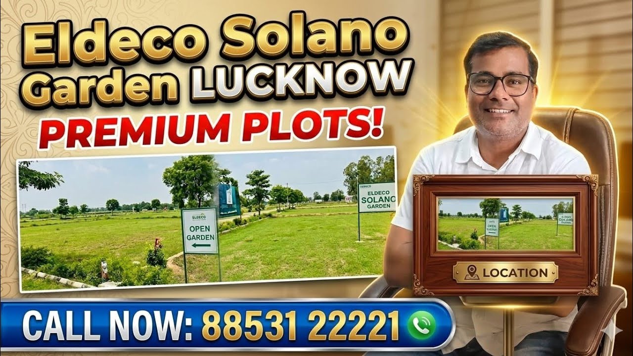 Eldeco Salano garden Lucknow LDA and  Rera Approved Contract ~ 8853122221