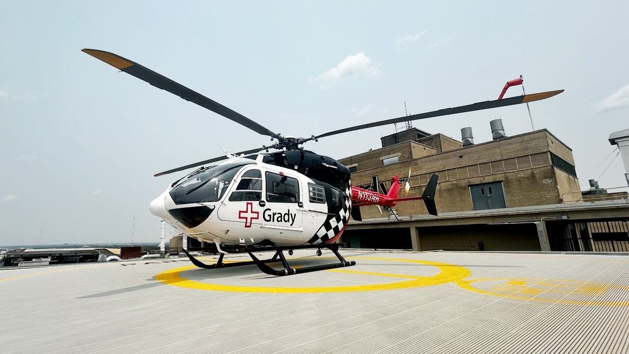 Grady Memorial Hospital adds helicopter to ambulance fleet