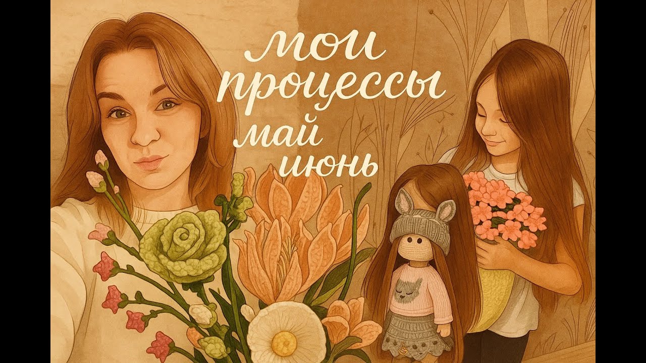 Мои готовые работы // вязальные процессы // Вязальный влог Май и Июнь