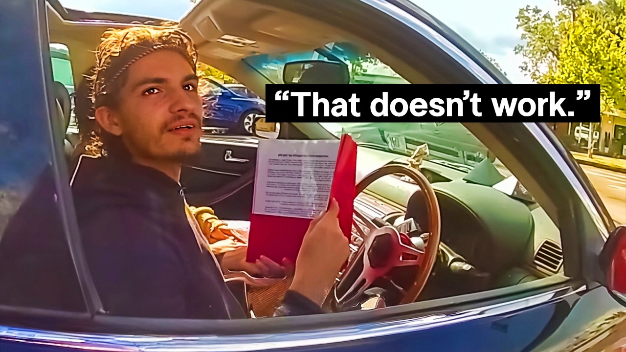 Sovereign Citizen Flashes 'Papers' At Cop, Backfires Badly