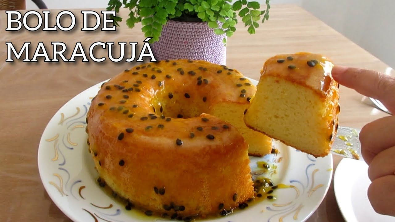 BOLO DE MARACUJÁ SEM GLÚTEN E SEM LACTOSE | FAÇA E VENDA BOLOS  | GANHE DINHEIRO VENDENDO BOLOS
